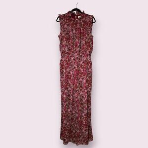 NWT Anthropologie Ali & Jay Floral Ruffled Troubadour Jumpsuit Size  L